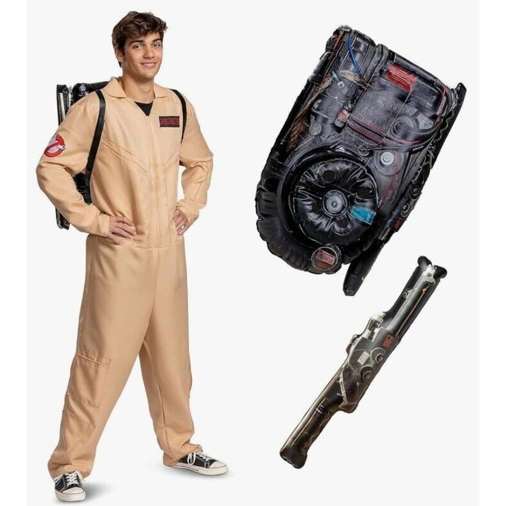 Adult Ghostbusters Size L/XL Deluxe Costume Complete